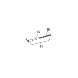 DGR-310K NEEDLE GUIDE, ROCKER & SPRING					